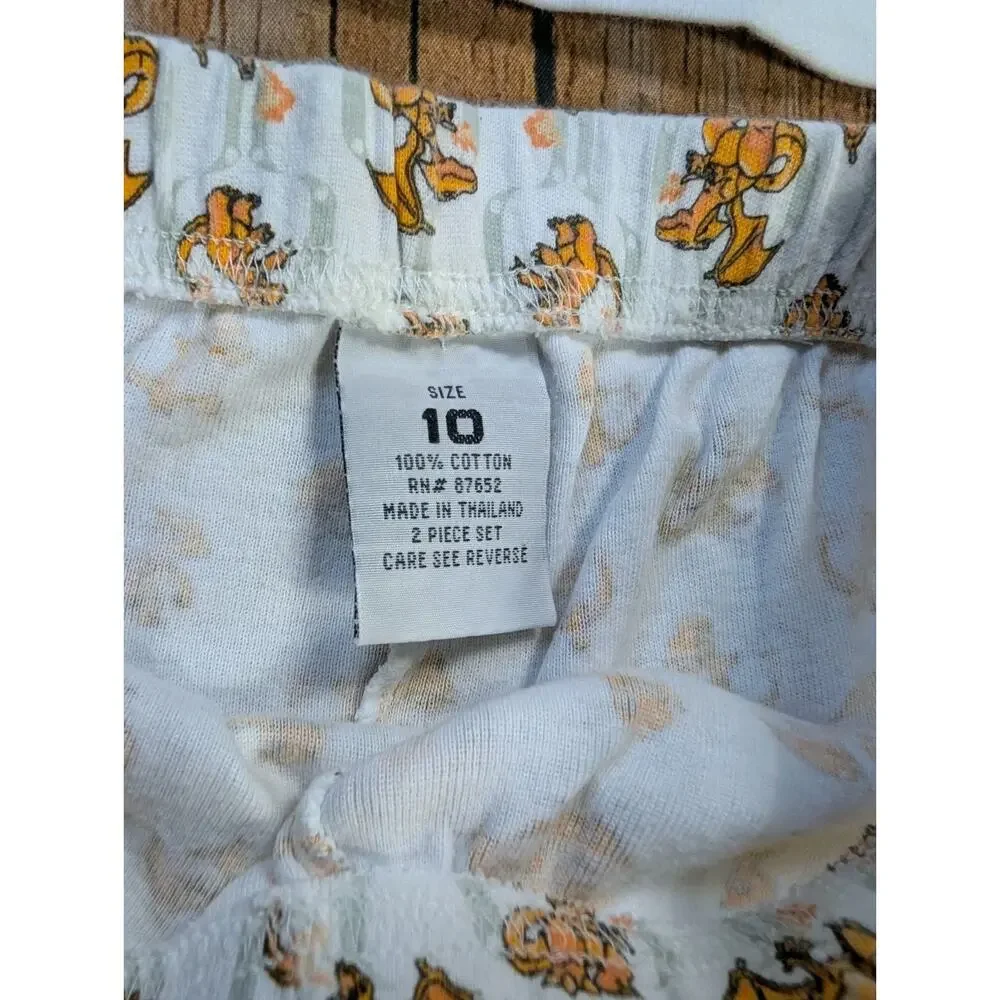 Vintage Youth Kids Pokemon Charizard Pajamas PJs Set Size 10 Shirt Pants Charman